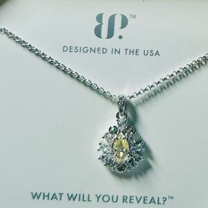 Bomb Party Lemon Cubic Zirconia Necklace RBP4959